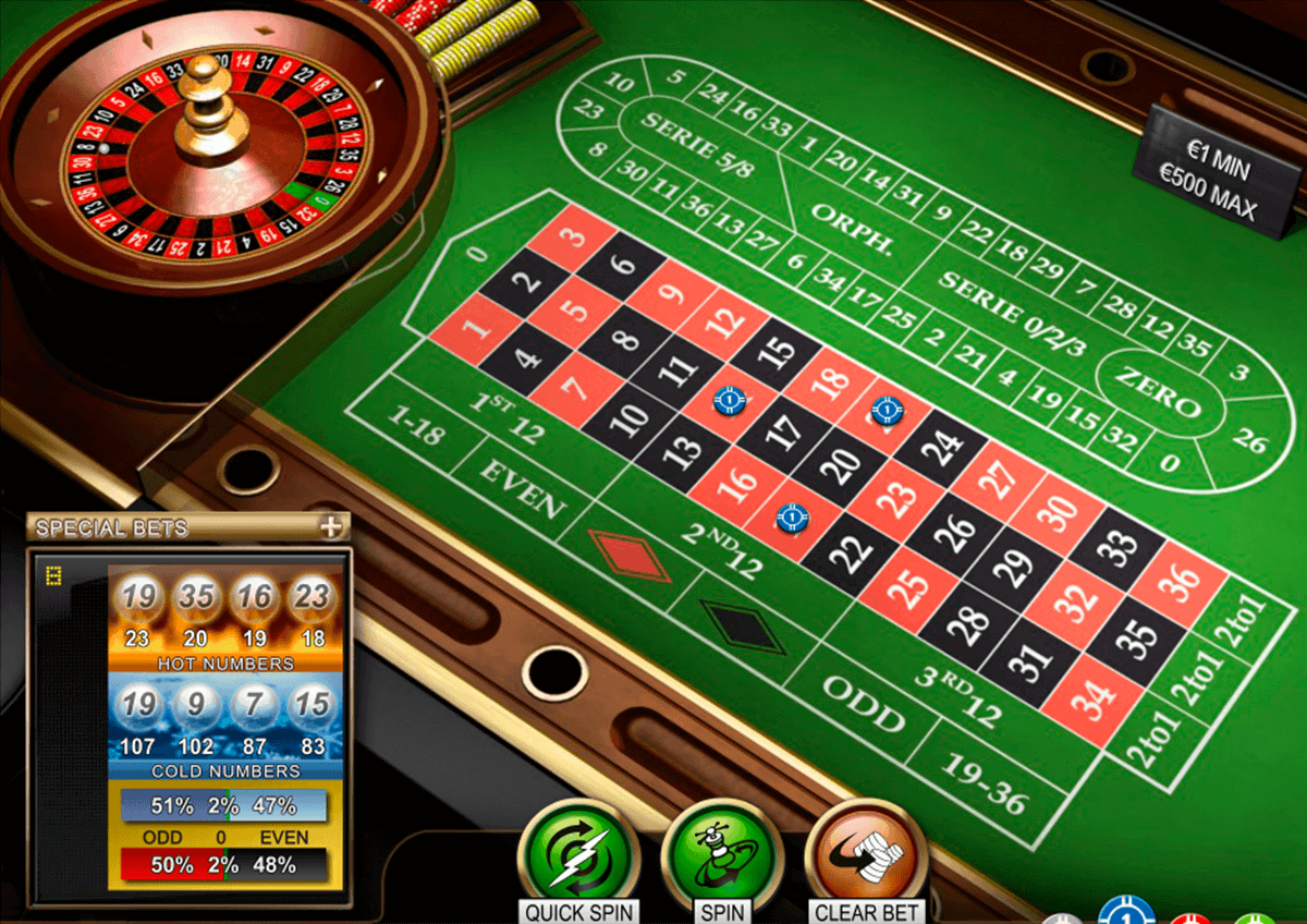 jeu de roulette en ligne